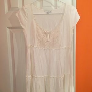 American Eagle Outfitters Dresses - American Eagle Cream Layered Dress American Eagle Outfitters Dresses - American Eagle Cream Layered Dress